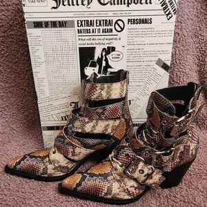 Jeffrey Campbell - Caceres Grey Wine Snake 8.5